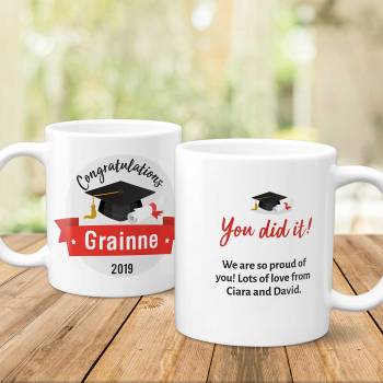 You Did It Graduation Personalised Mug