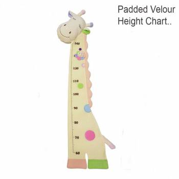 Soft Giraffe Height Chart