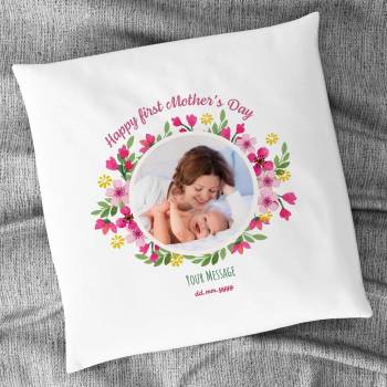 Happy First Mother's Day Personalised Cushion Square