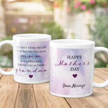 Happy Mother's Day Grandma - Personalised Mug