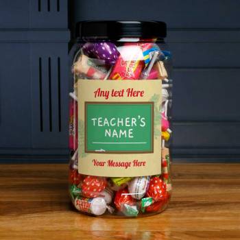 Sweet Teacher - Personalised Sweets Jar