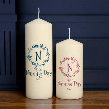 Naming Day - Personalised Candle