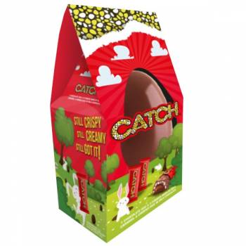 Catch Easter Egg With 3 Fun Size Bars 218g