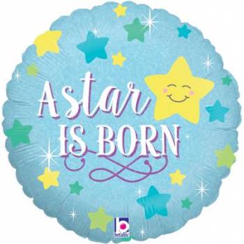 A Star is Born (Blue) Balloon in a Box