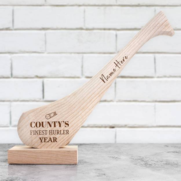 County's Finest Hurler - Personalised Hurley Stick