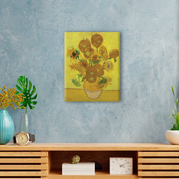 Sunflowers by Vincent Van Gogh - Stretched Canvas