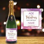 Any Age And Fabulous Personalised Champagne