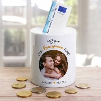 Our Honeymoon Fund Personalised Money Jar