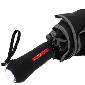 Umbrella with LED Torch Light