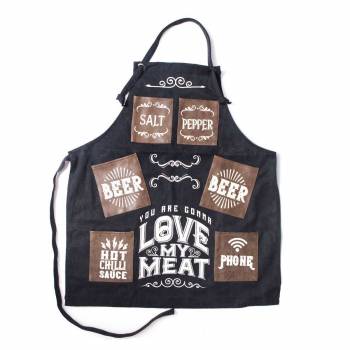 Love My Meat Canvas Apron