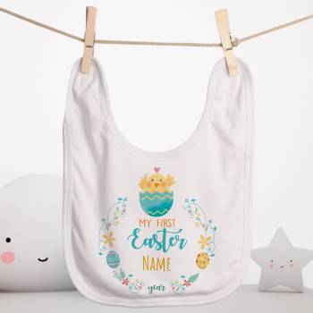 My First Easter Personalised Baby Bib