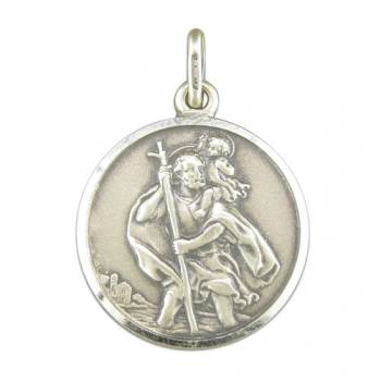 Personalised Sterling Silver Saint Christopher