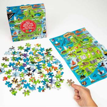 All Around Ireland Map Kids 200-Piece Jigsaw