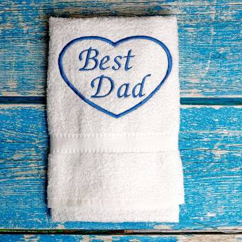 Best Dad Hand Towel
