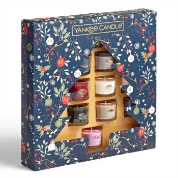 Yankee Christmas 12 Filled Votive Gift Set