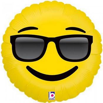 Emoji Sunglasses Balloon in a Box