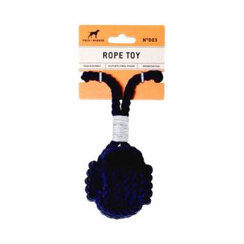 Multi-Coloured Durable Dog Rope Toy - Navy Blue