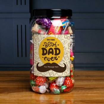 Best Dad - Personalised Sweets Jar