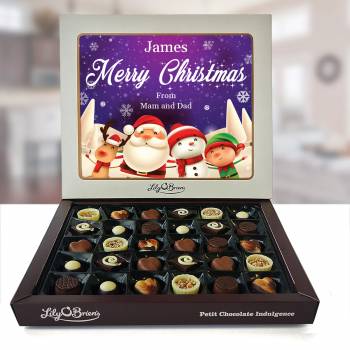 Any Name and Message Christmas - Personalised Chocolate Box 290g
