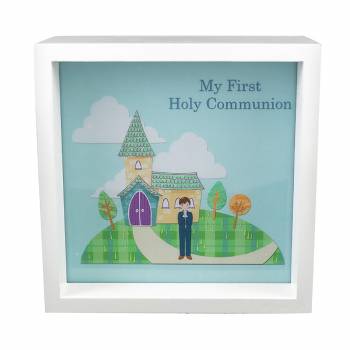 First Holy Communion Light Up Box - Blue