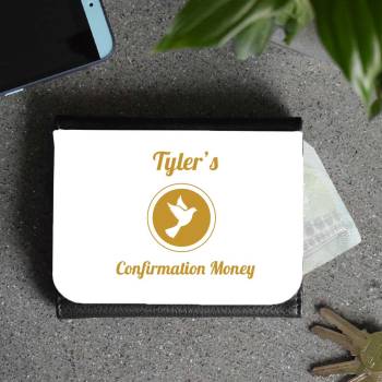 Confirmation Leather Wallet - Black