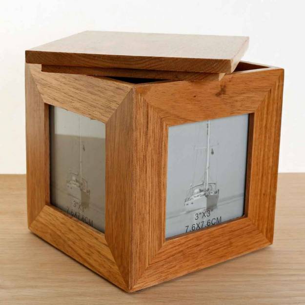 Four-Sided Photo Keepsake Box - Personalised