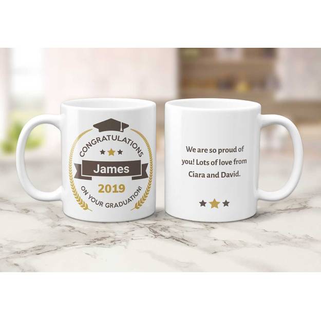 Congratulations On Your Graduation Personalised Mug