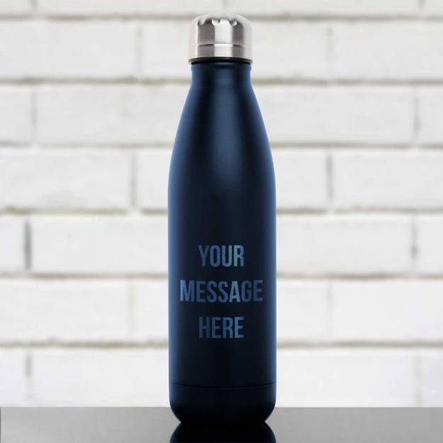Any Text - Engraved Bottle / Flask