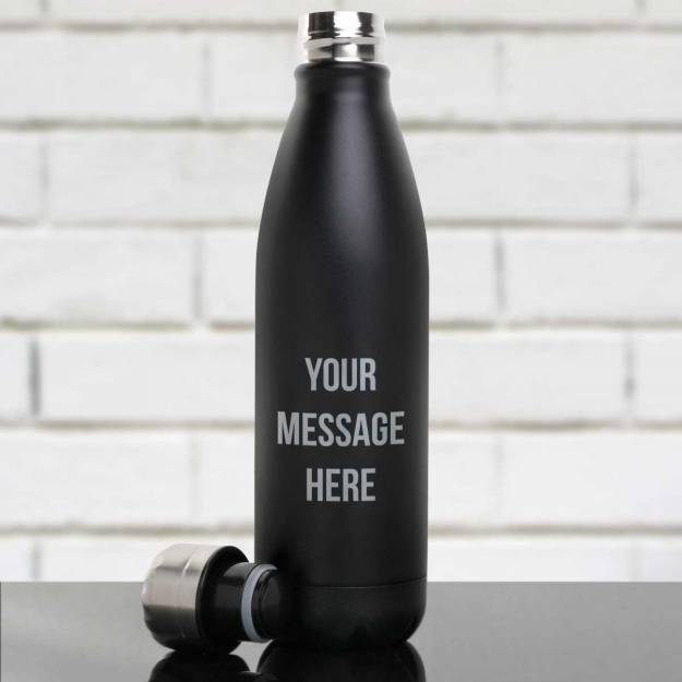 Any Text - Personalised Bottle / Flask