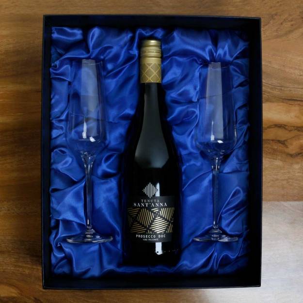 Set Of 2 Champagne Flute Gift Box