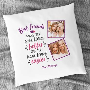 Best Friends Personalised Cushion Square