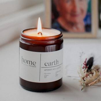 Earth - Eucalyptus & Moss Fragranced 180ml Luxury Soy Wax Candle