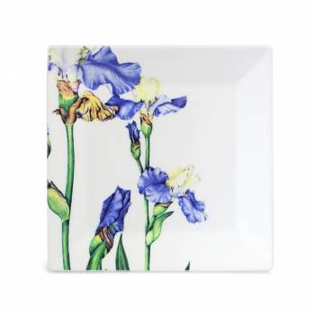Tipperary Botanical Studio Set of 4 Side Plates - Iris, Mermaid Rose, Moss Rose & Peony