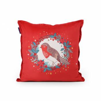 Tipperay Christmas Cushion - Robin