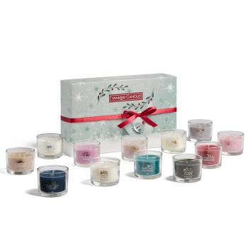 12 Filled Votives Christmas Yankee Candle Gift Set