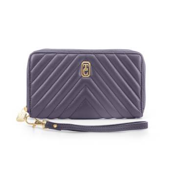 Tipperary Crystal Bordeaux Chevron Wallet - Navy