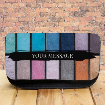 Any Text Eyeshadow Palette Make-Up Bag
