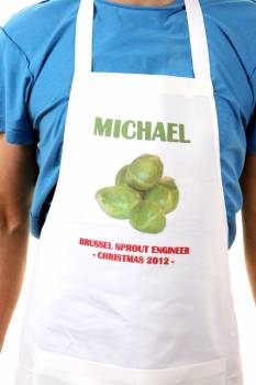 Brussels Sprout Engineer Personalised Apron