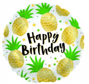 Pineapple Birthday Balloon In Box