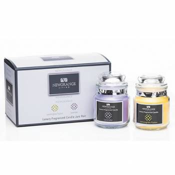 Luxury Candle Jar Pair (Lemongrass & Lavender) - Newgrange Living
