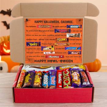 The Happy Halloween Personalised Novelty Chocolate Box