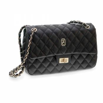 Tipperary Crystal Quilted Shoulder Bag Palermo Black