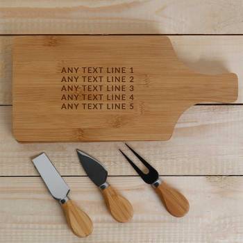 Any Text Engraved Cheeseboard