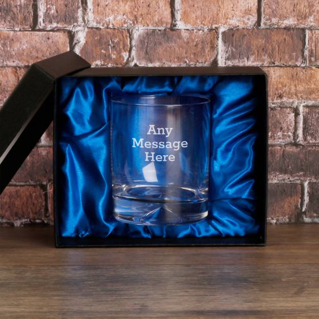 Any Message - Whiskey Glass in Presentation Box