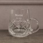 On your Christening Personalised Glass Cup