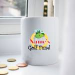 Golf Fund Personalised Money Jar