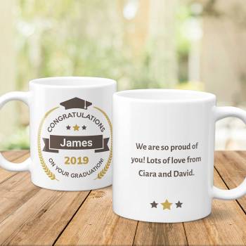 Congratulations On Your Graduation Personalised Mug