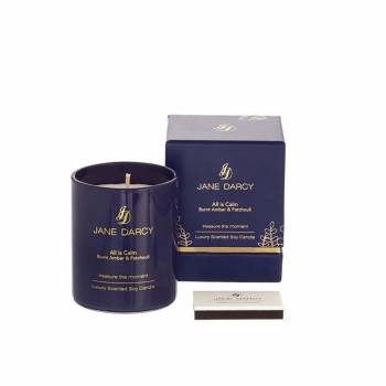 Jane Darcy All Is Calm Candle - Burnt Amber & Patchouli