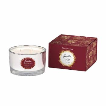 Tipperary Jardin 3 Wick Candle - Merry Christmas