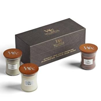 Woodwick 3 Mini Hourglass Woody Gift Set